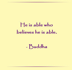 He is able who believes he is able.